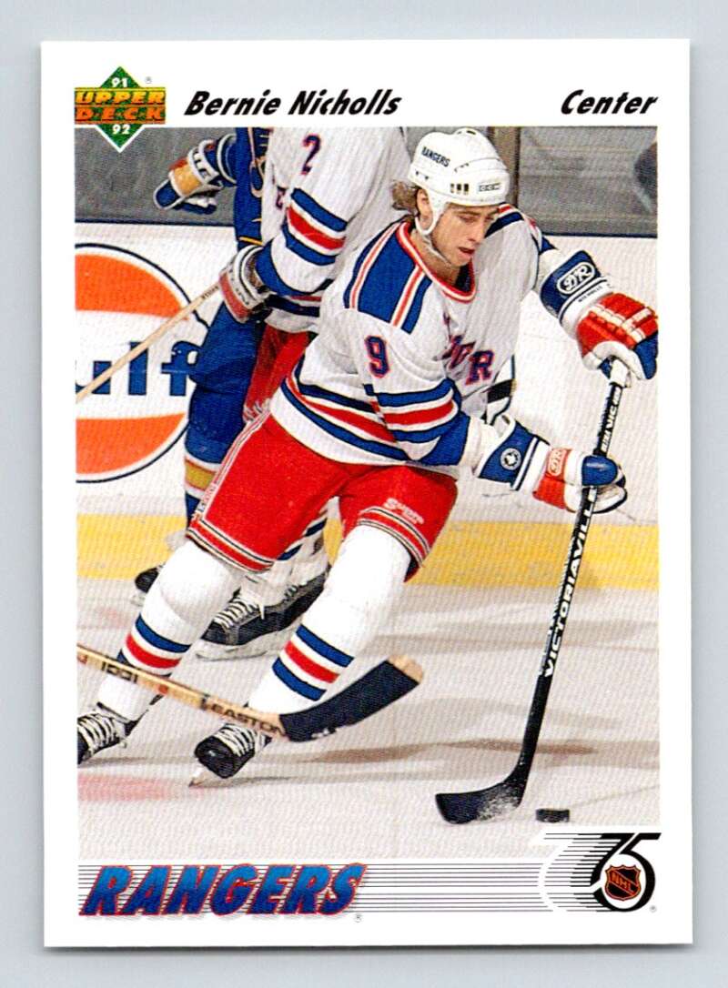 1991-92 Upper Deck #356 Bernie Nicholls Image 1