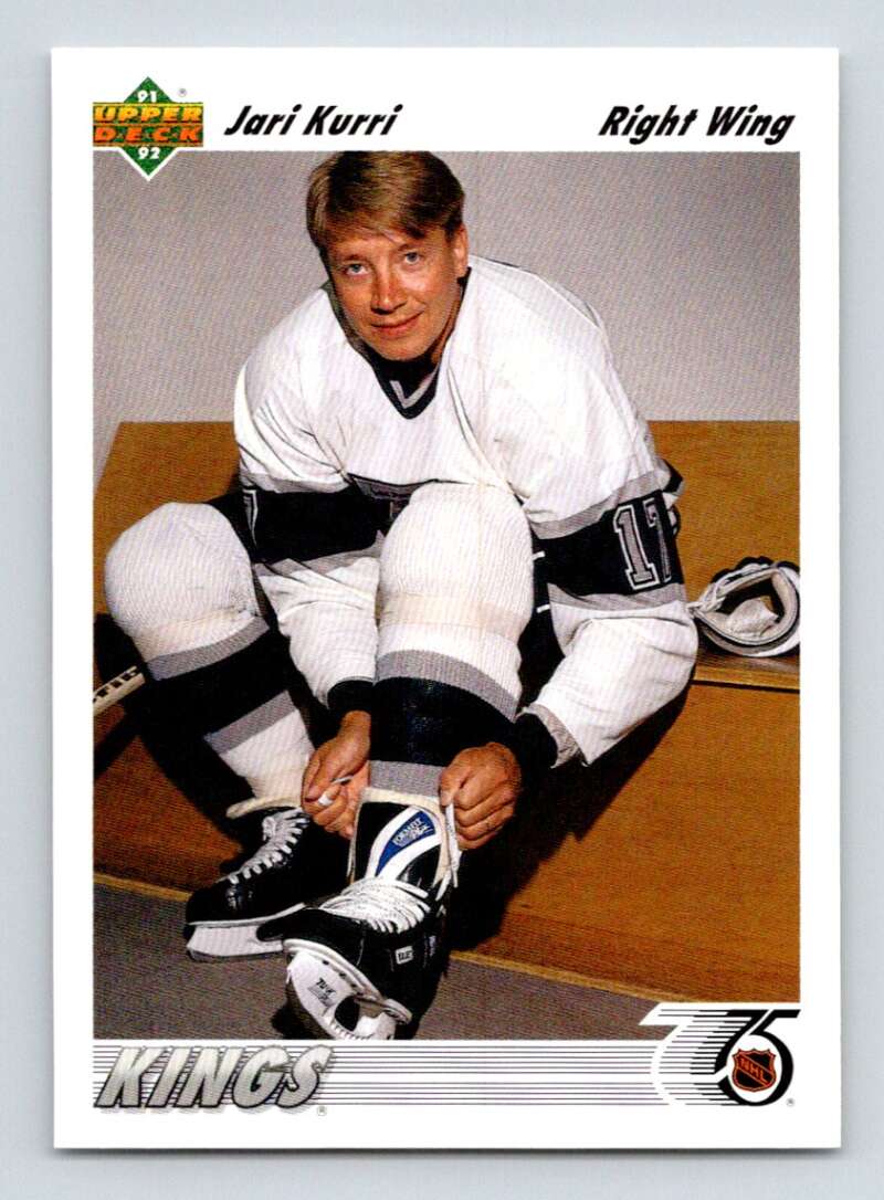 1991-92 Upper Deck #366 Jari Kurri Image 1