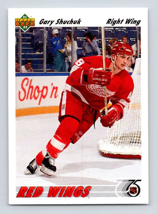 1991-92 Upper Deck #376 Gary Shuchuk  Detroit Red Wings  Image 1