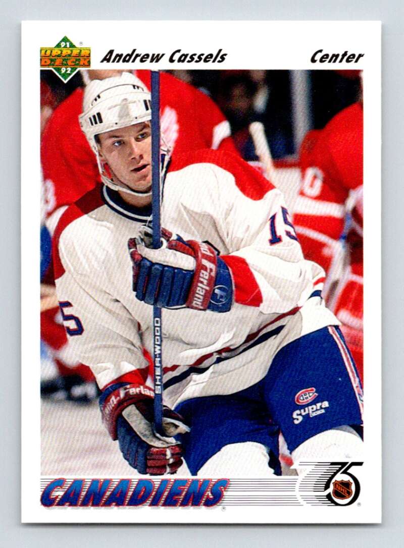 1991-92 Upper Deck #379 Andrew Cassels Image 1