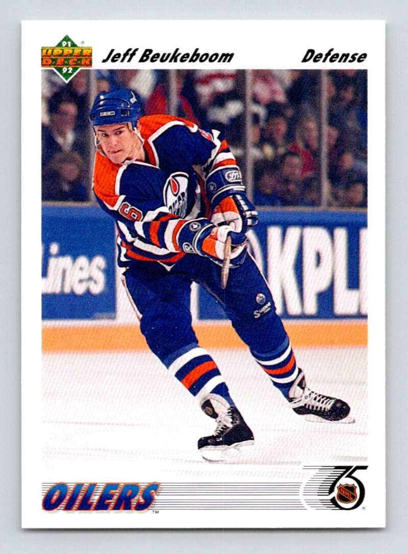 1991-92 Upper Deck #394 Jeff Beukeboom Image 1