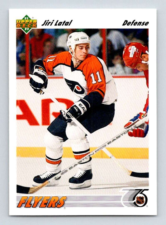 1991-92 Upper Deck #404 Jiri Latal  Philadelphia Flyers  Image 1