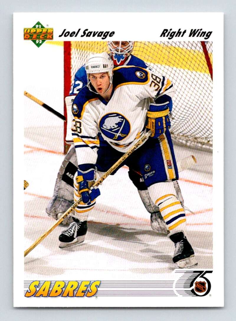1991-92 Upper Deck #423 Joel Savage Image 1