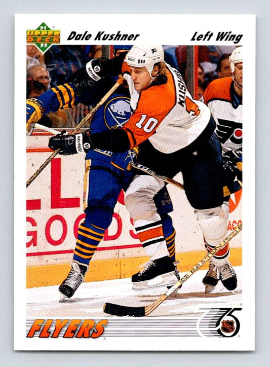1991-92 Upper Deck #429 Dale Kushner  Philadelphia Flyers  Image 1
