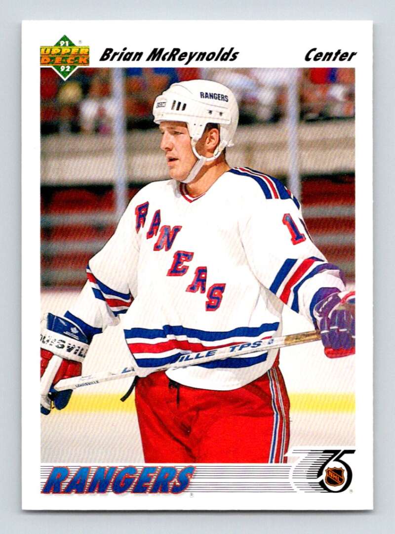 1991-92 Upper Deck #434 Brian McReynolds Image 1