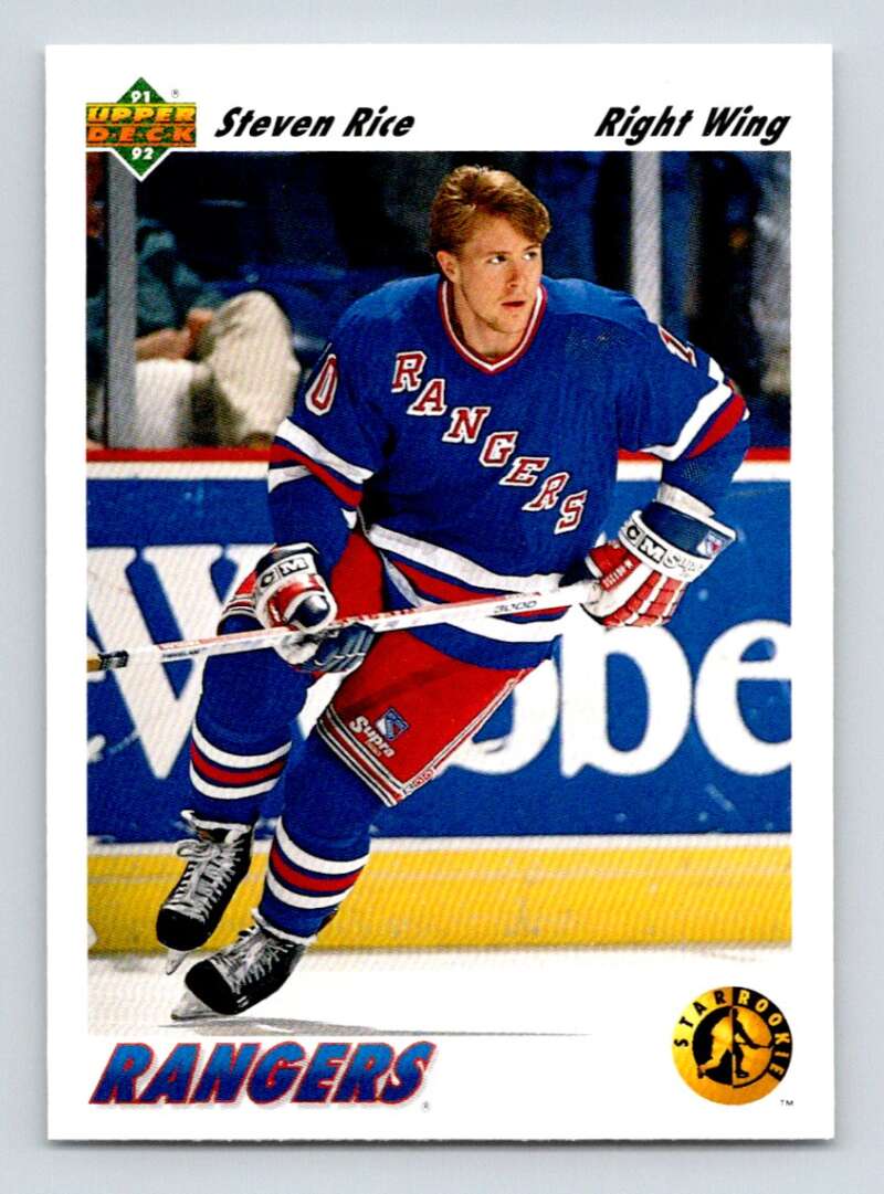1991-92 Upper Deck #441 Steven Rice Image 1