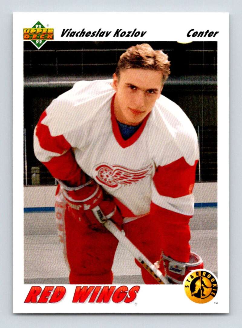 1991-92 Upper Deck #462 Slava Kozlov SR RC Rookie Detroit Red Wings Image 1