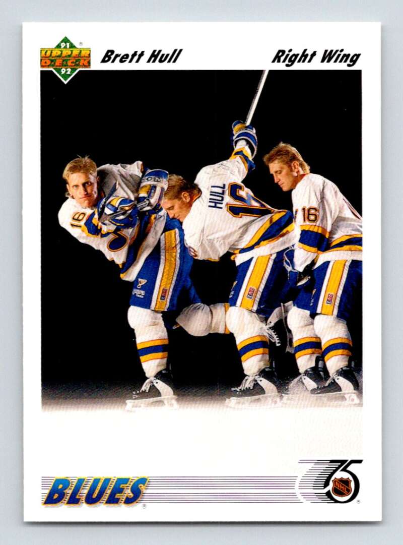 1991-92 Upper Deck #464 Brett Hull St. Louis Blues Image 1