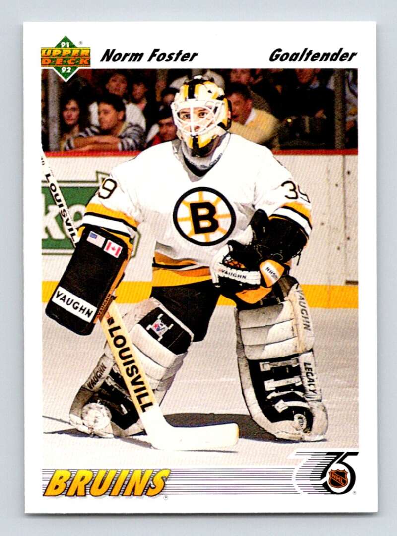 1991-92 Upper Deck #465 Norm Foster Image 1