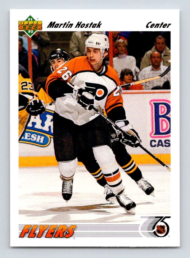 1991-92 Upper Deck #473 Martin Hostak Philadelphia Flyers Image 1