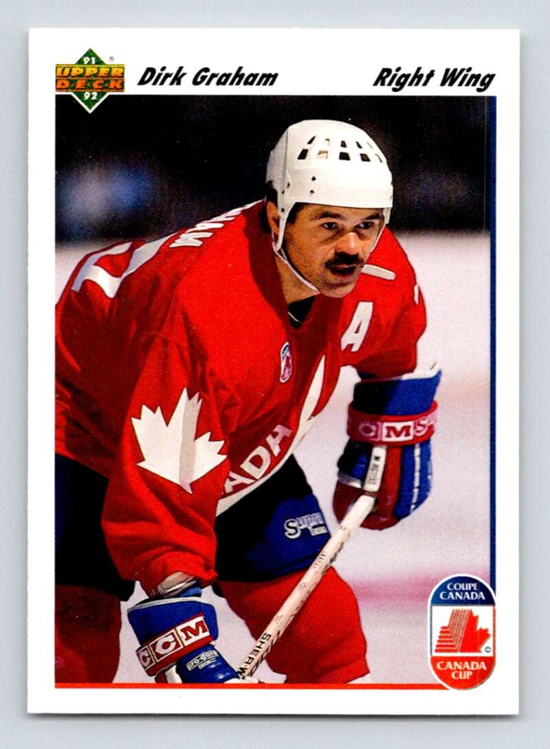 1991-92 Upper Deck #502 Dirk Graham Chicago Blackhawks Image 1