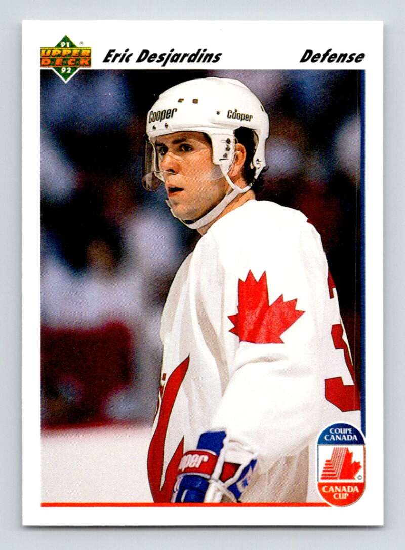 1991-92 Upper Deck #504 Eric Desjardins Montreal Canadiens Image 1