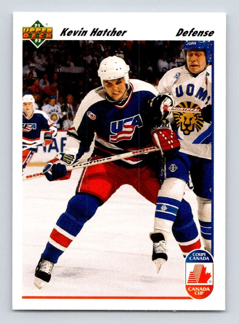 1991-92 Upper Deck #511 Kevin Hatcher Washington Capitals Image 1