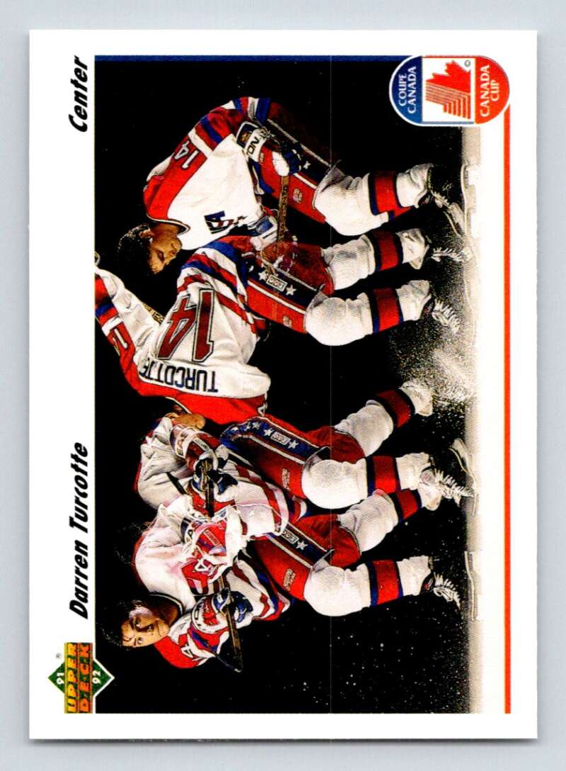 1991-92 Upper Deck #513 Darren Turcotte New York Rangers Image 1
