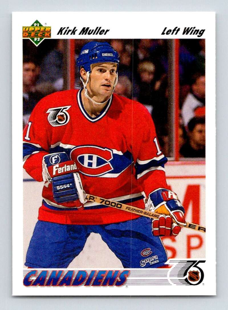 1991-92 Upper Deck #519 Kirk Muller Montreal Canadiens Image 1