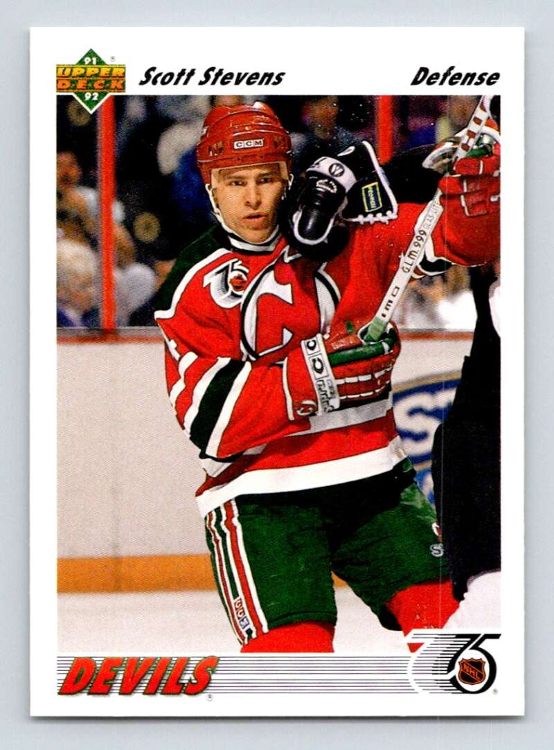 1991-92 Upper Deck #539 Scott Stevens New Jersey Devils Image 1
