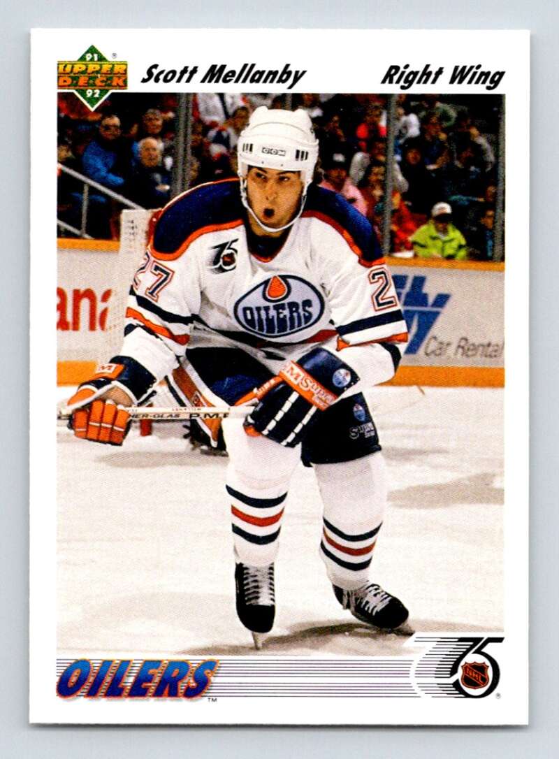 1991-92 Upper Deck #542 Scott Mellanby Edmonton Oilers Image 1