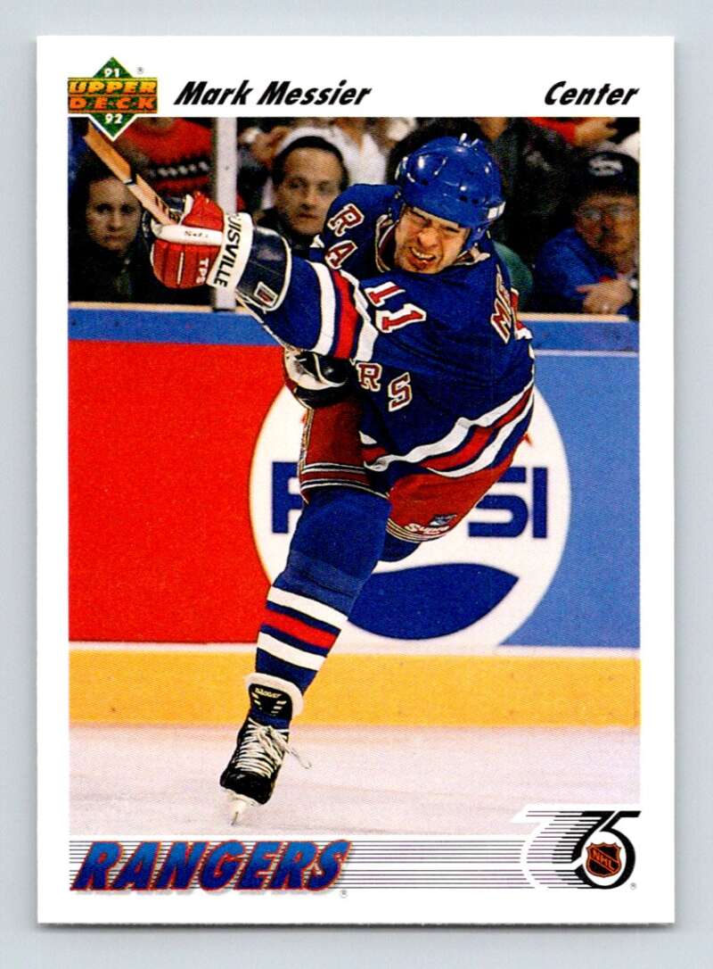 1991-92 Upper Deck #545 Mark Messier New York Rangers Image 1