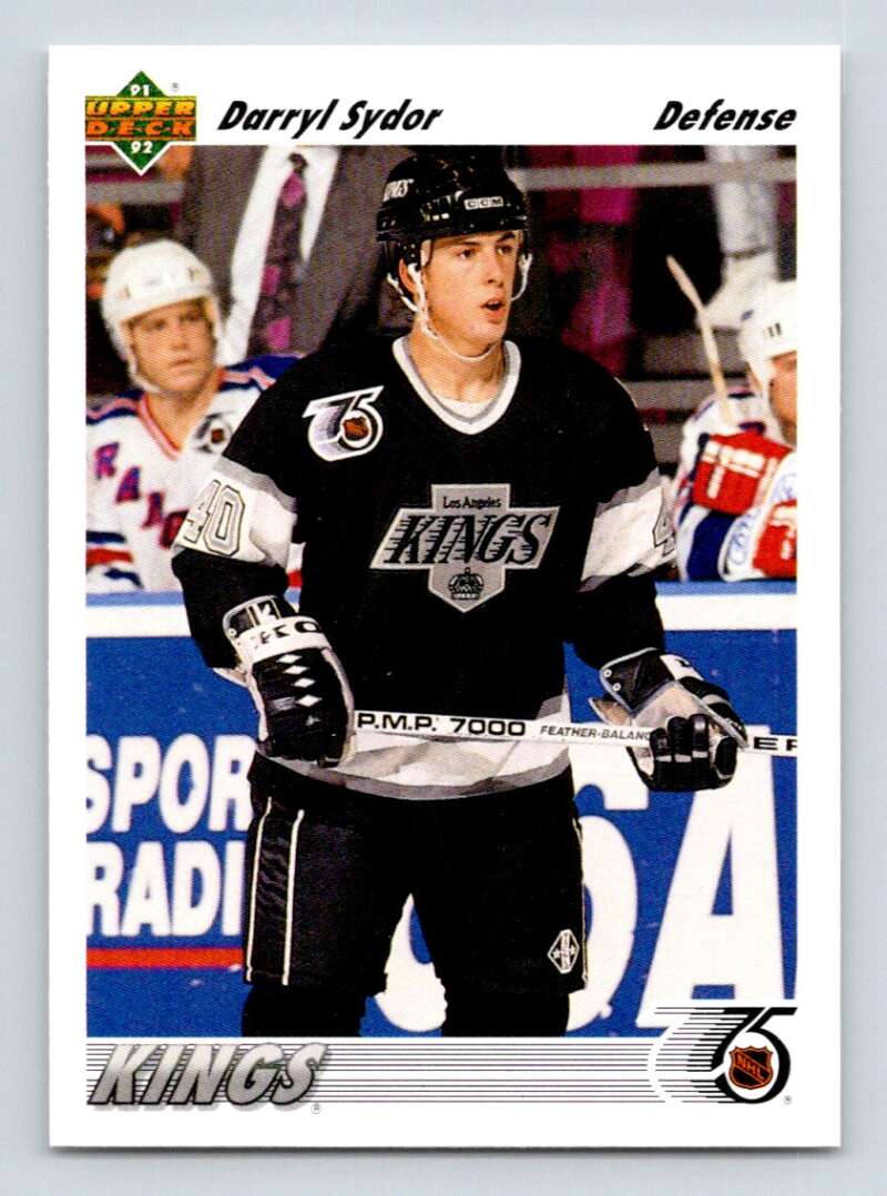 1991-92 Upper Deck #549 Darryl Sydor Los Angeles Kings Image 1