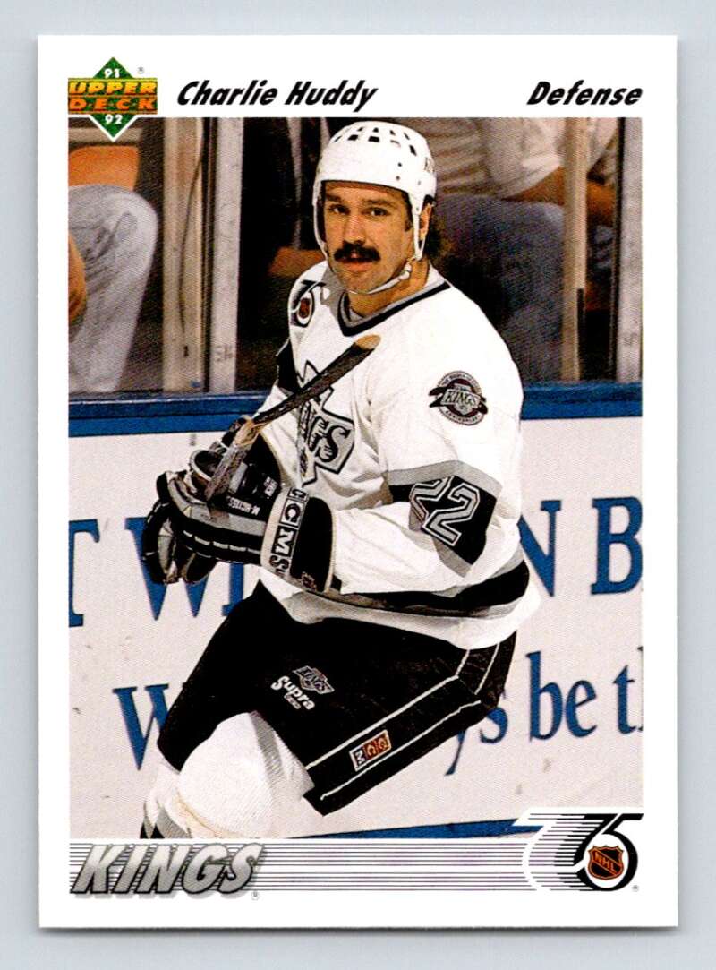 1991-92 Upper Deck #569 Charlie Huddy Los Angeles Kings Image 1
