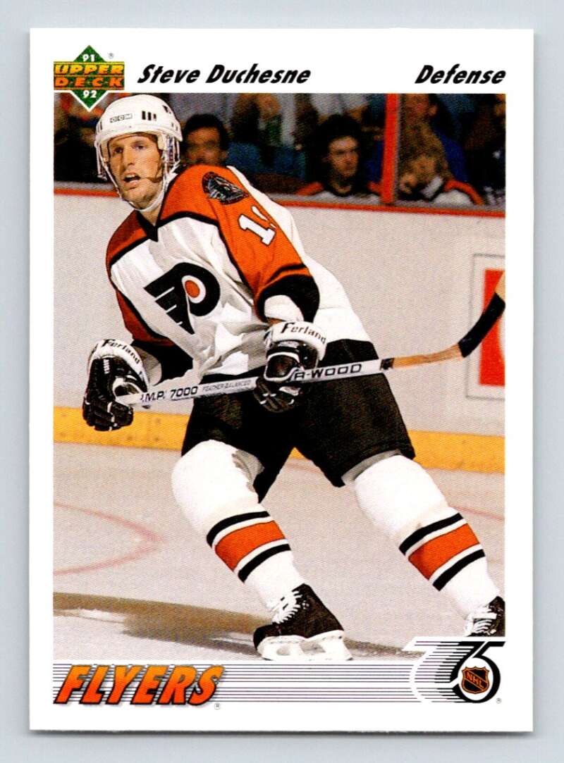 1991-92 Upper Deck #570 Steve Duchesne Philadelphia Flyers Image 1