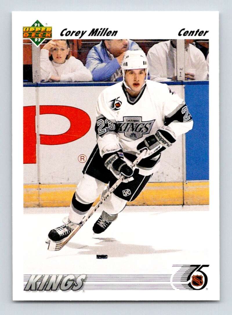 1991-92 Upper Deck #604 Corey Millen Los Angeles Kings Image 1
