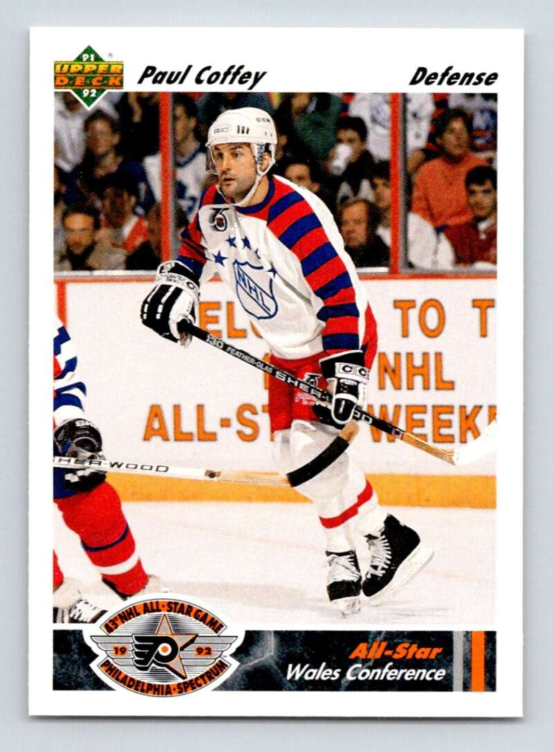 1991-92 Upper Deck #615 Paul Coffey AS Pittsburgh Penguins Image 1