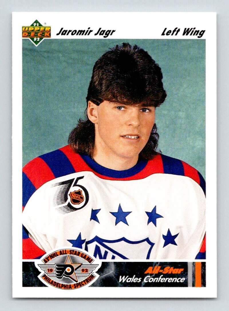 1991-92 Upper Deck #617 Jaromir Jagr AS Pittsburgh Penguins Image 1