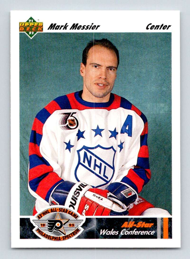 1991-92 Upper Deck #620 Mark Messier AS New York Rangers Image 1