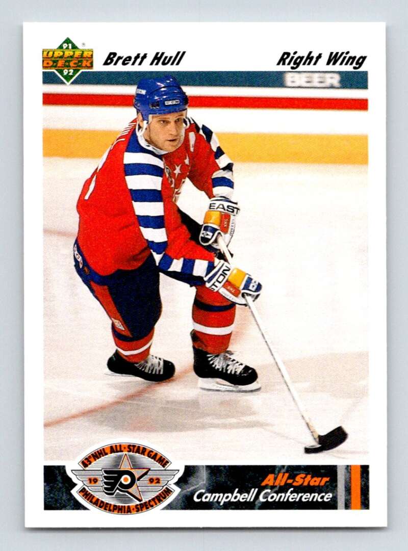 1991-92 Upper Deck #622 Brett Hull AS St. Louis Blues Image 1