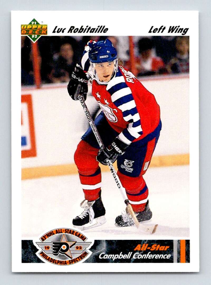 1991-92 Upper Deck #623 Luc Robitaille AS Los Angeles Kings Image 1
