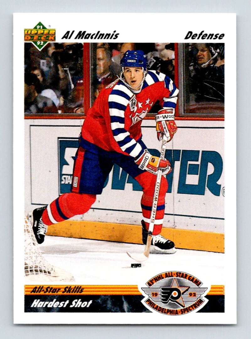 1991-92 Upper Deck #632 Al MacInnis AS Calgary Flames Image 1
