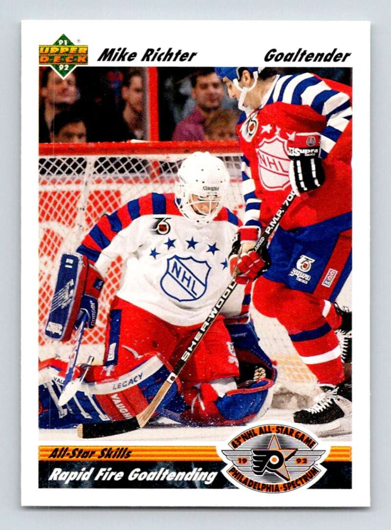 1991-92 Upper Deck #634 Mike Richter AS New York Rangers Image 1