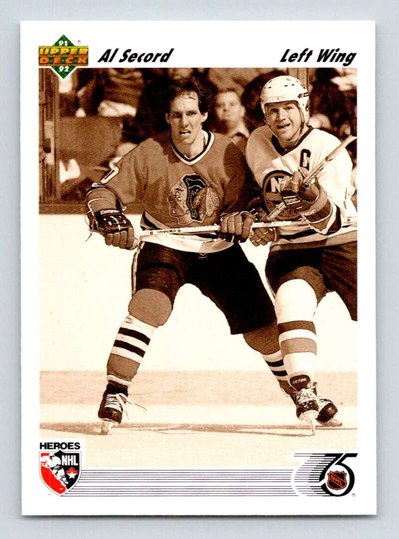 1991-92 Upper Deck #635 Al Secord Image 1