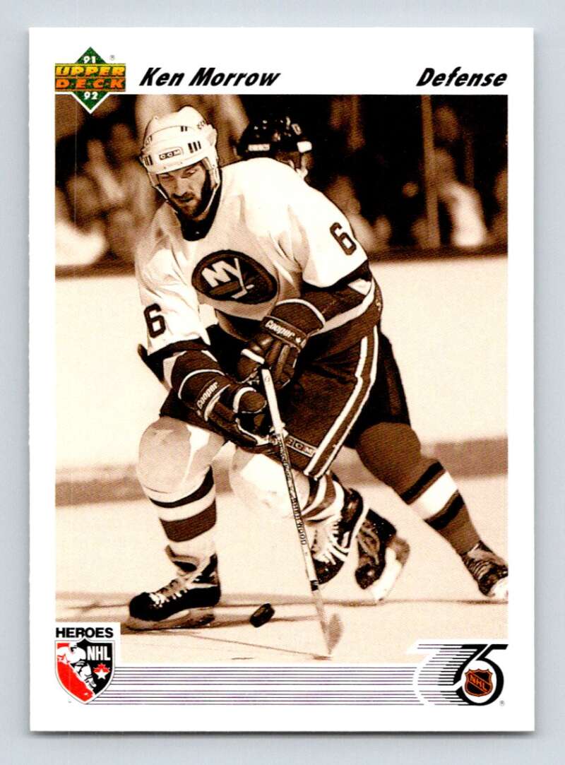 1991-92 Upper Deck #637 Ken Morrow Image 1
