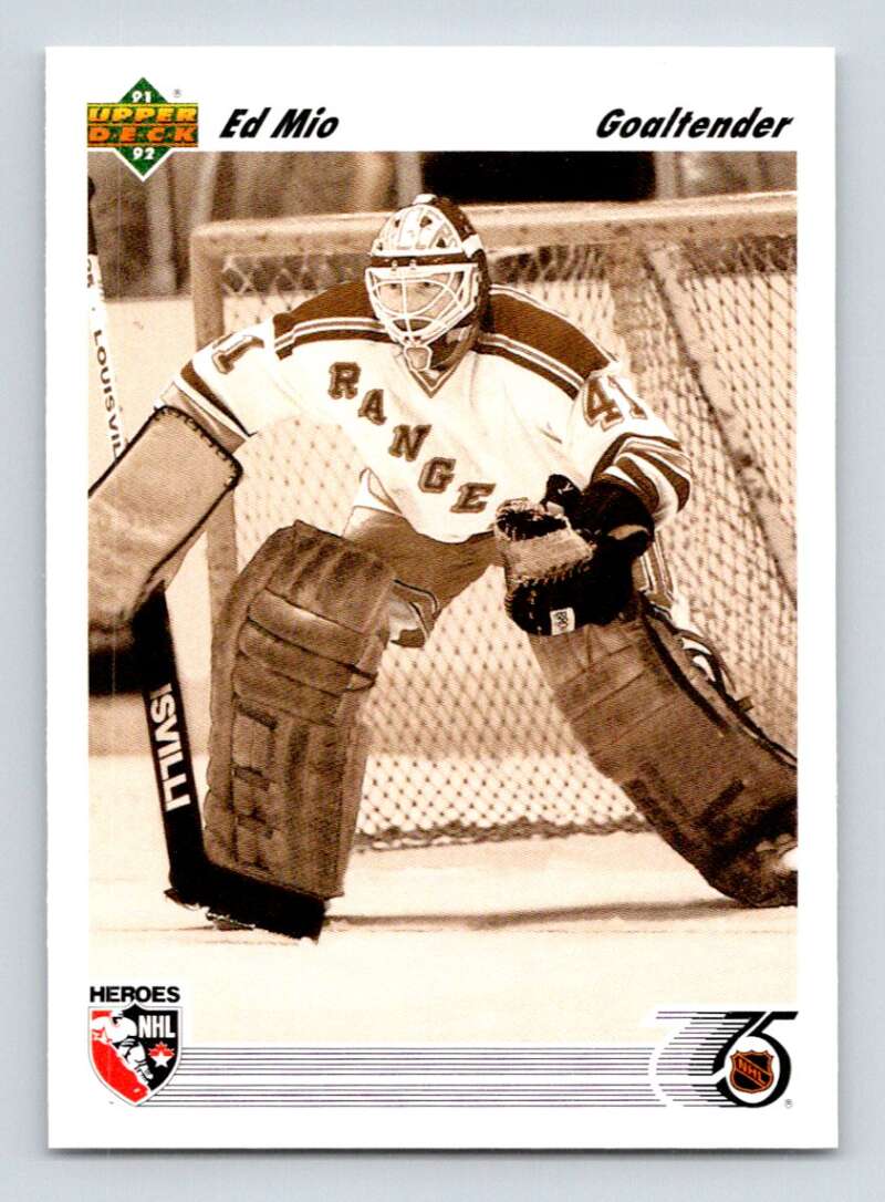 1991-92 Upper Deck #639 Ed Mio Image 1