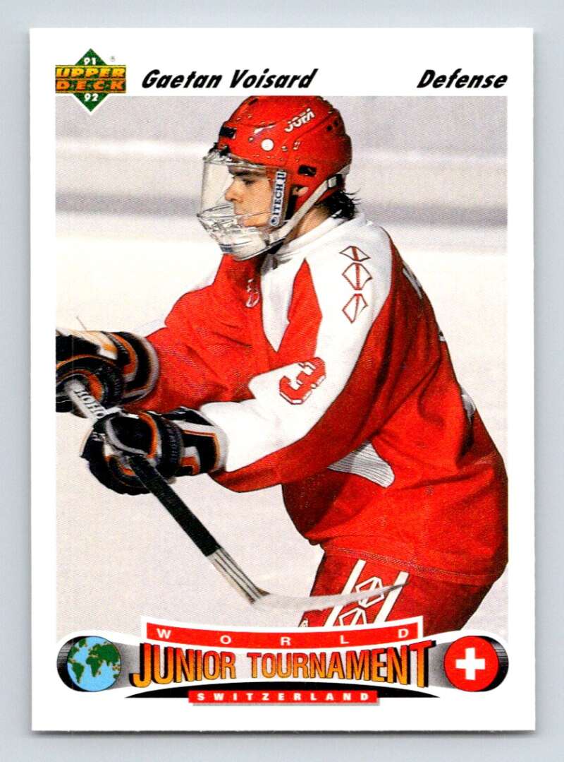 1991-92 Upper Deck #664 Gaetan Voisard RC Rookie Image 1