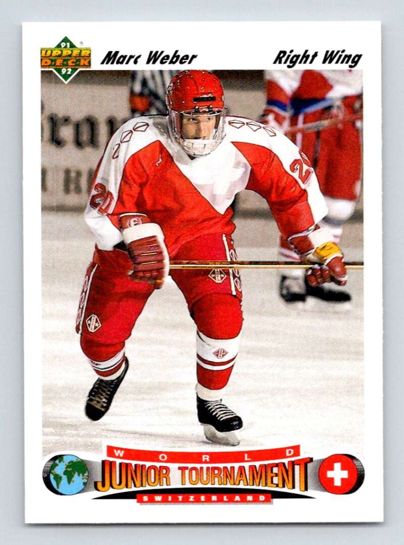 1991-92 Upper Deck #666 Marc Weber RC Rookie Image 1