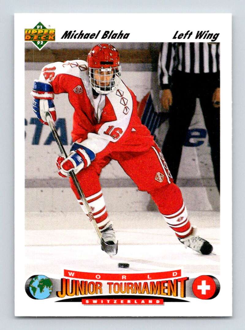 1991-92 Upper Deck #669 Michael Blaha RC Rookie Image 1