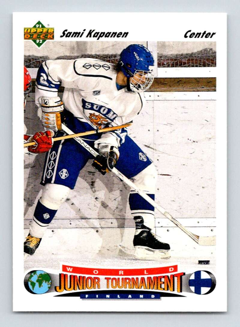 1991-92 Upper Deck #674 Sami Kapanen RC Rookie Image 1