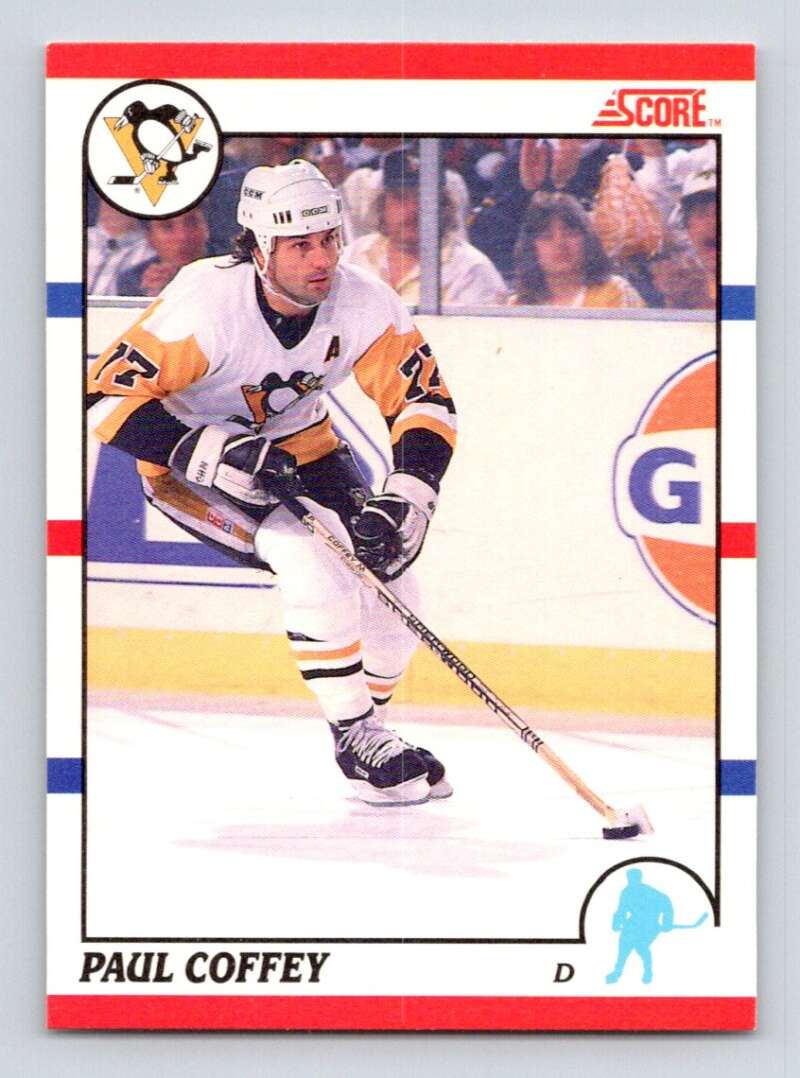1990-91 Score Canadian Hockey #6 Paul Coffey Pittsburgh Penguins Image 1