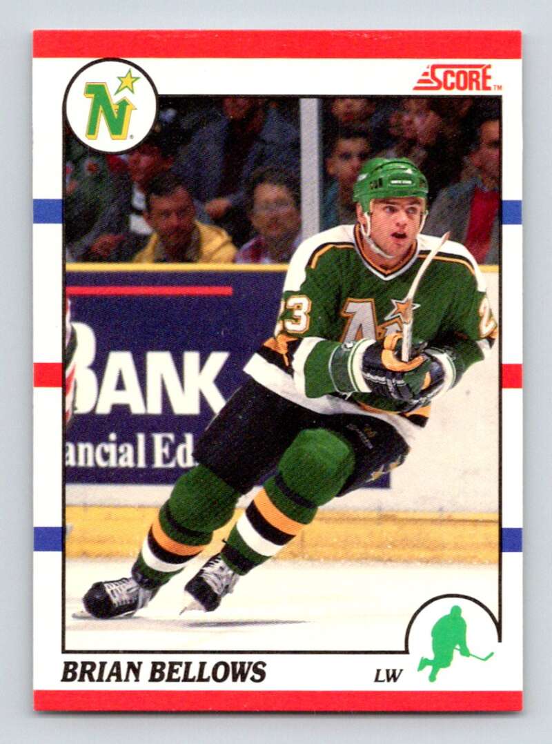1990-91 Score Canadian Hockey #7 Brian Bellows Minnesota North Stars Image 1