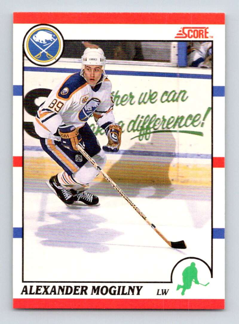 1990-91 Score Canadian Hockey #43 Alexander Mogilny RC Rookie Buffalo Sabres Image 1
