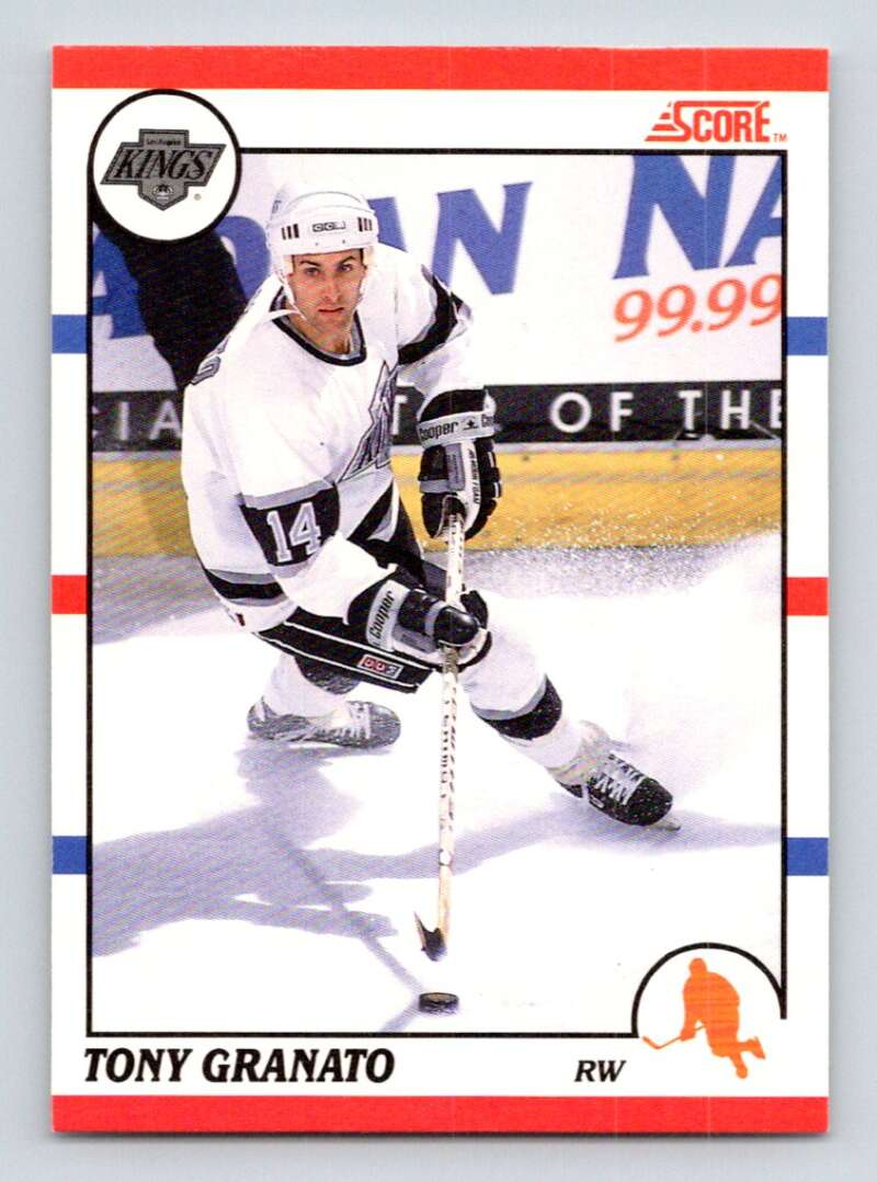 1990-91 Score Canadian Hockey #48 Tony Granato Los Angeles Kings Image 1