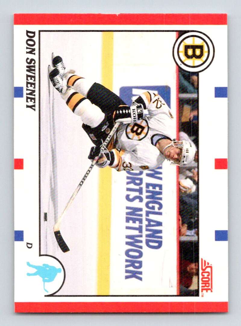 1990-91 Score Canadian Hockey #51 Don Sweeney Boston Bruins Image 1