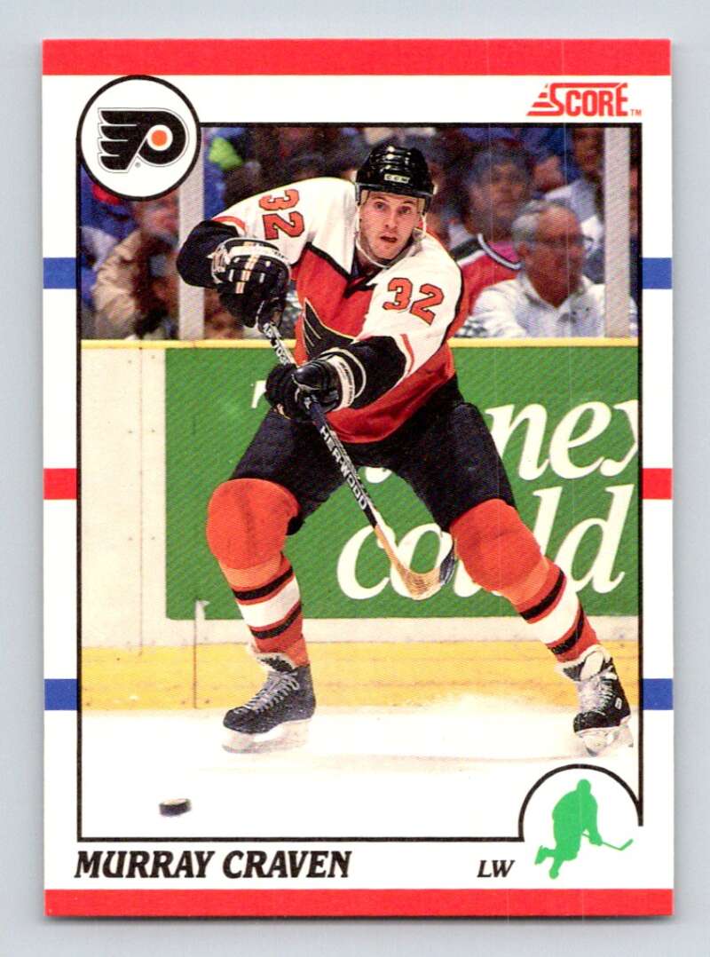 1990-91 Score Canadian Hockey #56 Murray Craven Philadelphia Flyers Image 1