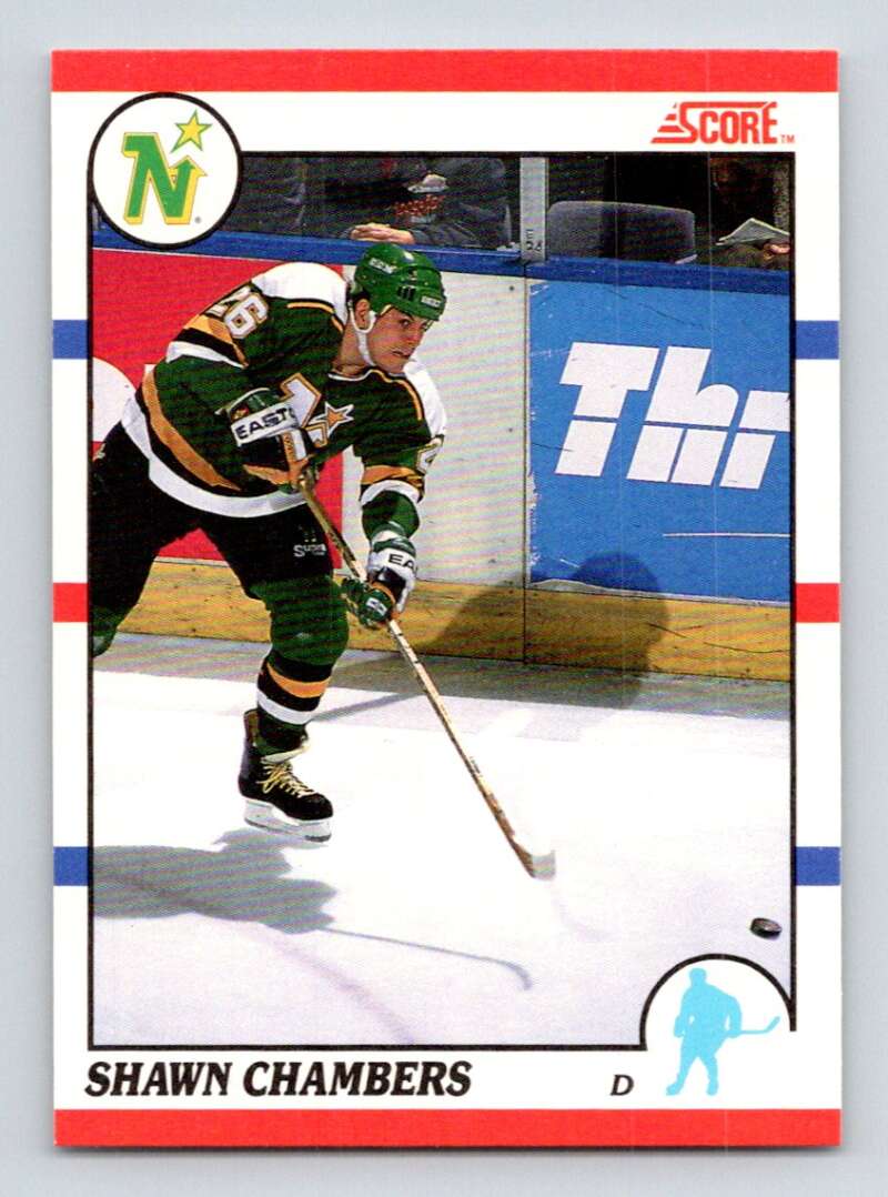 1990-91 Score Canadian Hockey #57 Shawn Chambers Minnesota North Stars Image 1