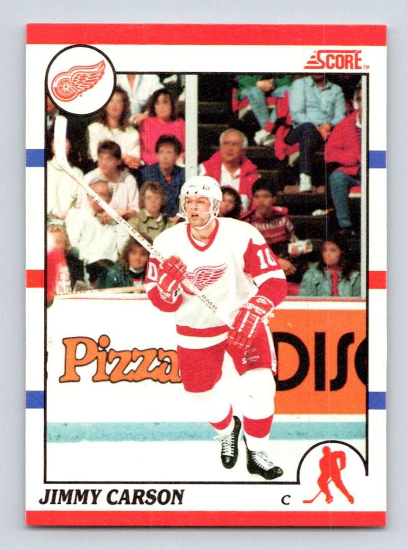 1990-91 Score Canadian Hockey #64 Jimmy Carson Detroit Red Wings Image 1