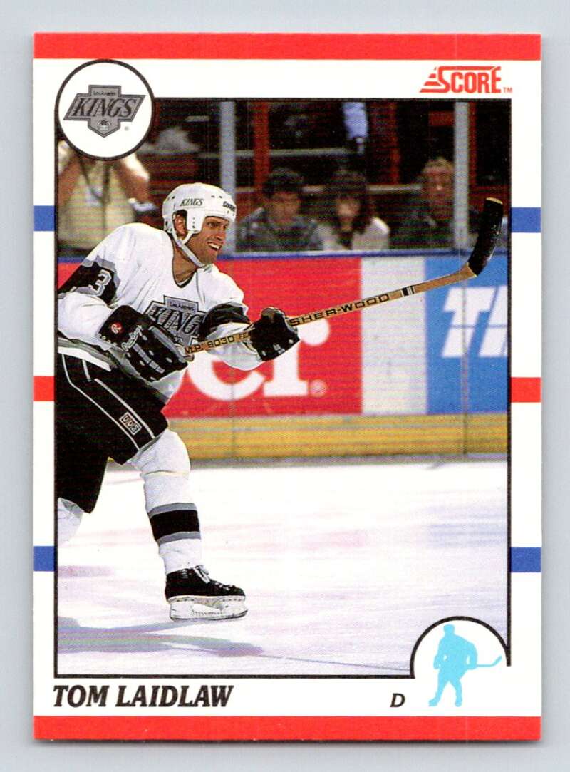 1990-91 Score Canadian Hockey #69 Tom Laidlaw Los Angeles Kings Image 1
