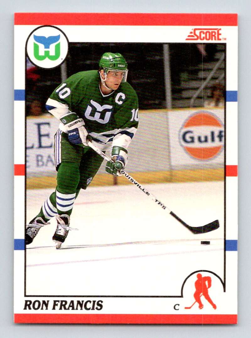 1990-91 Score Canadian Hockey #70 Ron Francis Hartford Whalers Image 1
